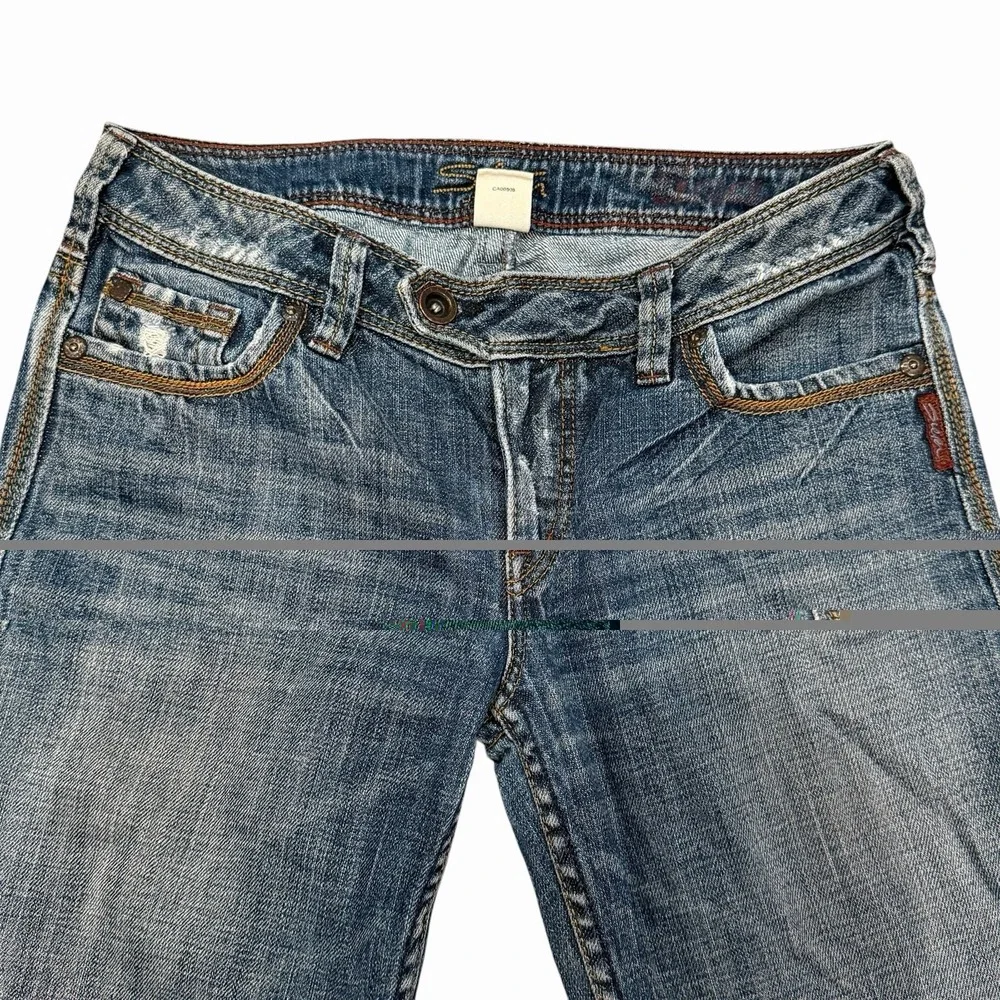 Silver Jeans Women's Tina Bootcut Low Rise Stretch 29x33 Denim Blue Y2K 2000s